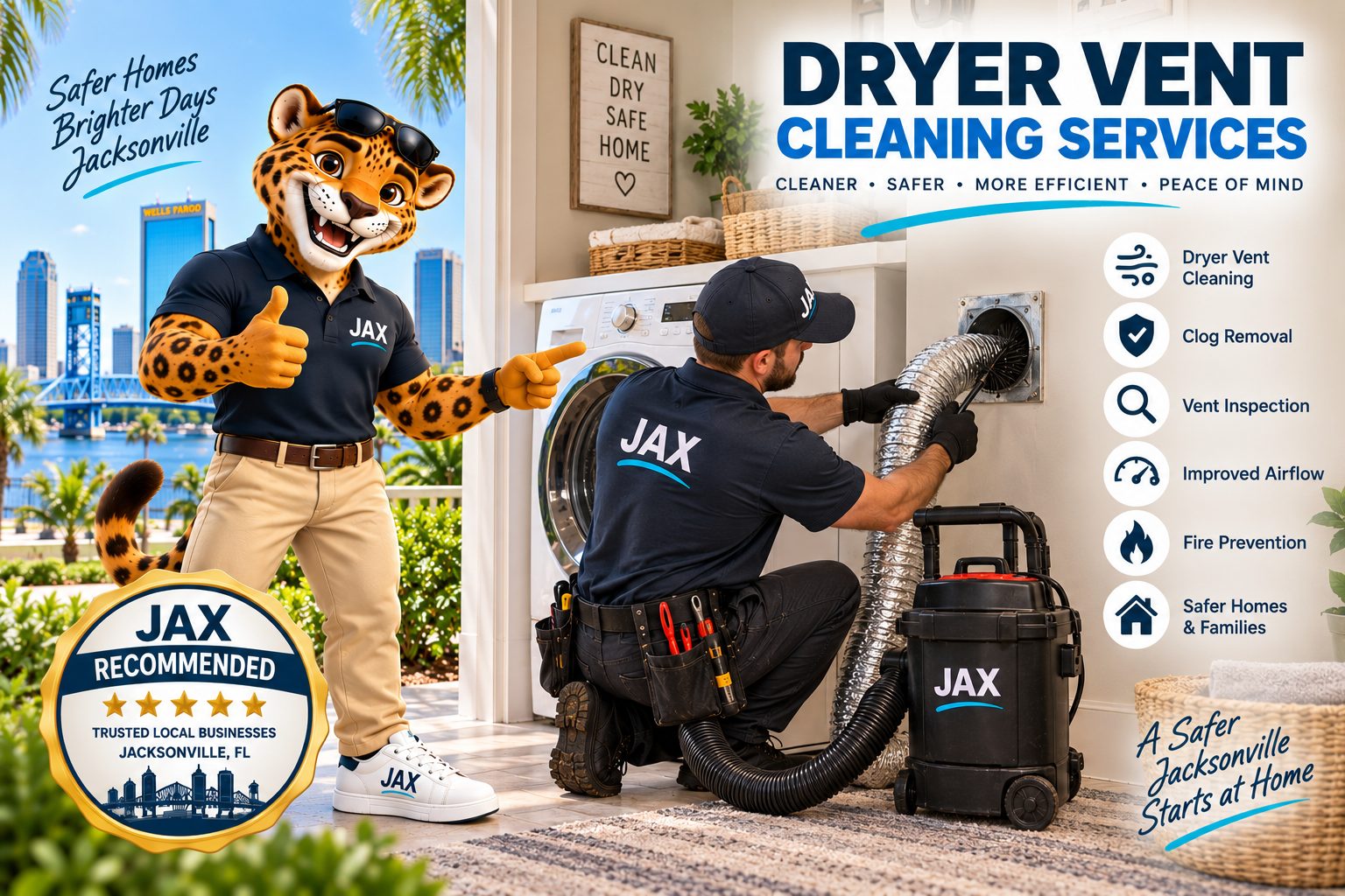Dryer vent cleaning in Jacksonville