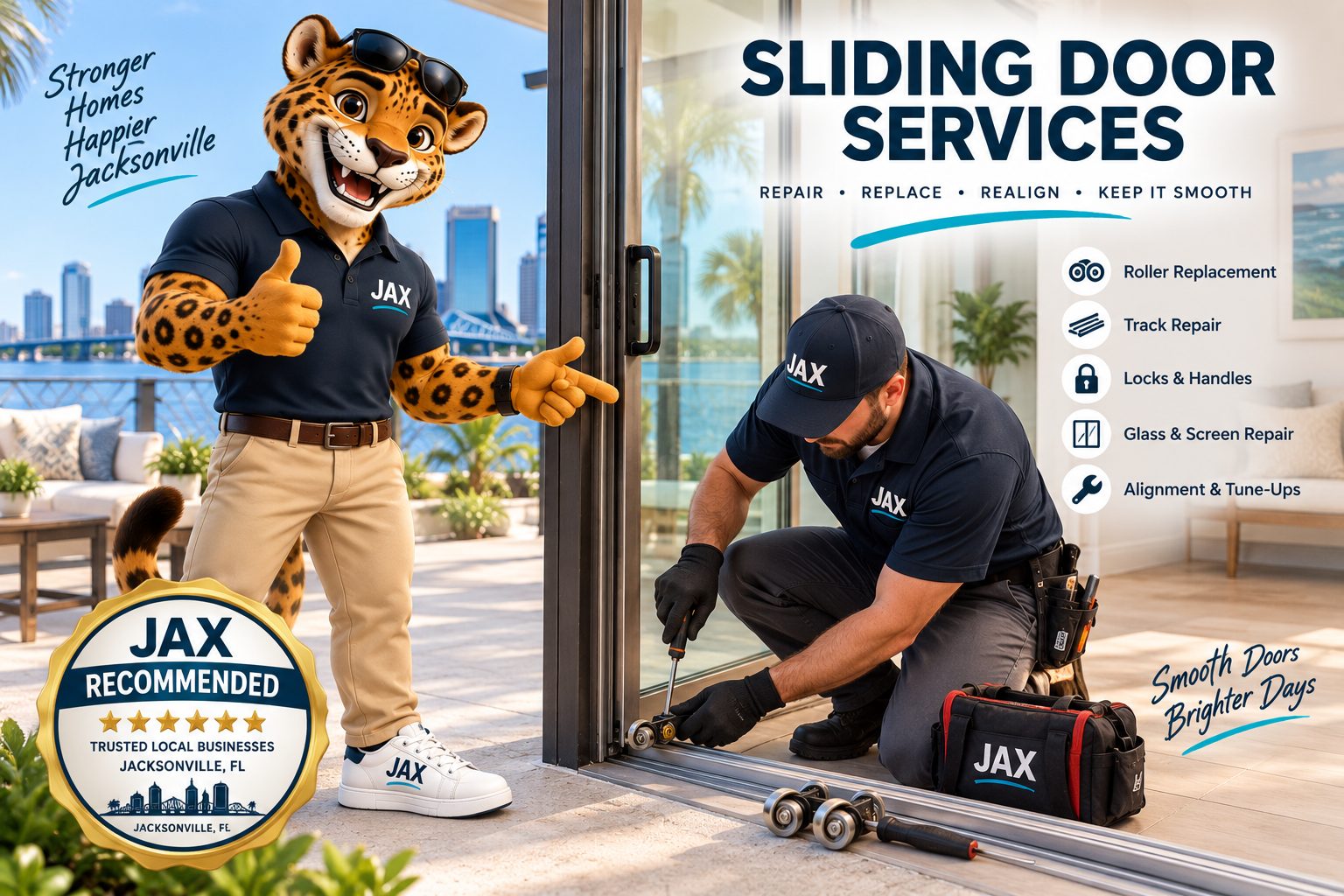 Sliding door services in Jacksonville