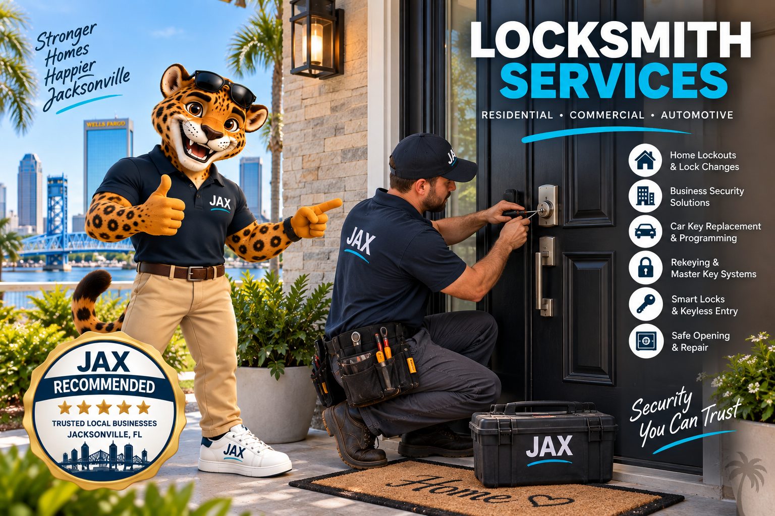 Locksmith services in Jacksonville